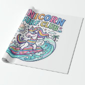 Eenhoring Surfclub Cadeaupapier (Uitgerold)