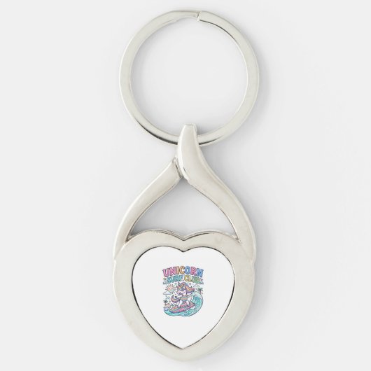 Eenhoring Surfclub Sleutelhanger (Voorkant)