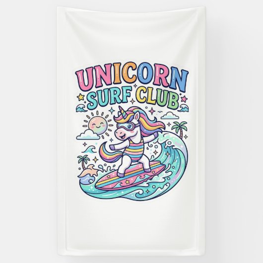 Eenhoring Surfclub Spandoek (Verticaal)