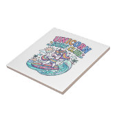 Eenhoring Surfclub Tegeltje (Zijkant)