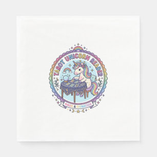 Eenhoring Tarot Eenhoring Lezer Funny Shirt Grafis Servet