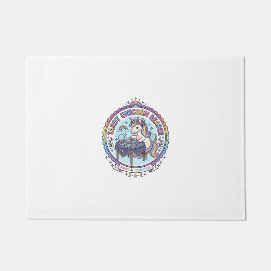 Eenhoring Tarot Eenhoring Lezer Grappige Shirt Gra Deurmat (Voorkant)