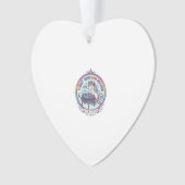 Eenhoring Tarot Eenhoring Lezer Grappige Shirt Gra Ornament (voorkant)