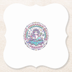 Eenhoring Tarot Eenhoring Lezer Premium Grappige P Kartonnen Onderzetters