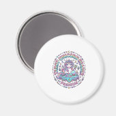 Eenhoring Tarot Eenhoring Lezer Premium Grappige P Magneet (Voorkant / Achterkant)