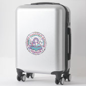 Eenhoring Tarot Eenhoring Lezer Premium Grappige P Sticker (Koffer)