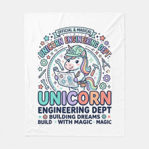 Eenhoring Techniek Afd Vet T-Shirt Lettertype D Fleece Deken
