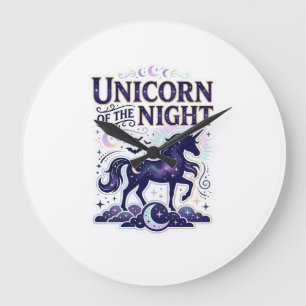 Eenhoring van de Nacht Grafisch Ontwerp Zazzle Ont Grote Klok