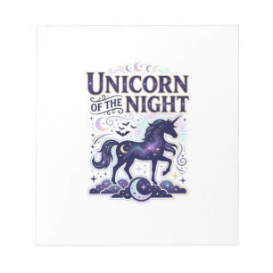 Eenhoring van de Nacht Grafisch Ontwerp Zazzle Ont Notitieblok