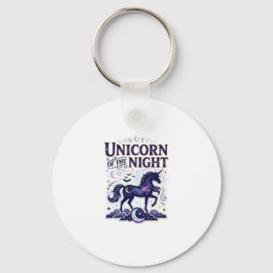 Eenhoring van de Nacht Grafisch Ontwerp Zazzle Ont Sleutelhanger