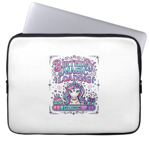 Eenhoring Verjaardagsmagie Kleurrijke Marktplaats  Laptop Sleeve