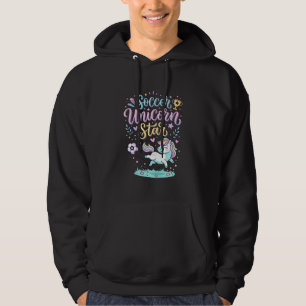 Eenhoring Voetbal Eenhoring Ster Schattig Hoodie