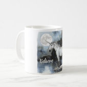 Eenhoring Volle Maan Geloof Koffiemok (Voorkant links)