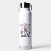 Eenhoring Vrede Liefde Pose Eenhoring Witte Achter Waterfles (Voorkant)