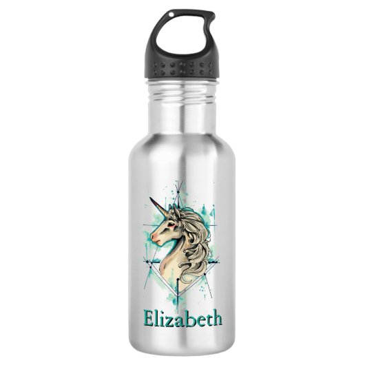Eenhoring Waterfles (Voorkant)