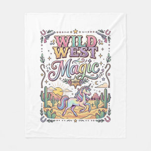 Eenhoring Wilde Westen Magie Origineel Fleece Deken