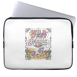 Eenhoring Wilde Westen Magie Origineel Laptop Sleeve