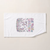 Eenhoring Zachte Weide Eenhoring Schattig Vectoron Handdoek (Handdoek)