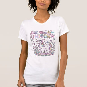 Eenhoring Zachte Weide Eenhoring Schattig Vectoron T-shirt