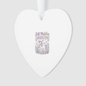 Eenhoring Zachte Weide Eenhoring Schattige Vector  Ornament (voorkant)