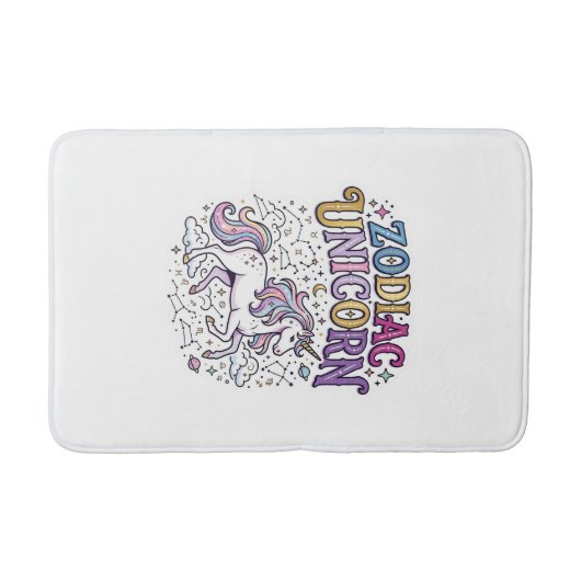 Eenhoring Zodiac Eenhoring Premium Vector Marktpla Badmat (Voorkant)