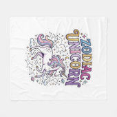 Eenhoring Zodiac Eenhoring Premium Vector Marktpla Fleece Deken (Voorkant (Horizontaal))