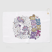 Eenhoring Zodiac Eenhoring Premium Vector Marktpla Golfhanddoek (Horizontaal)