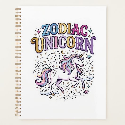 Eenhoring Zodiac Eenhoring Premium Vector Marktpla Planner (Voorkant)