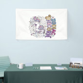 Eenhoring Zodiac Eenhoring Premium Vector Marktpla Spandoek (Beurs)
