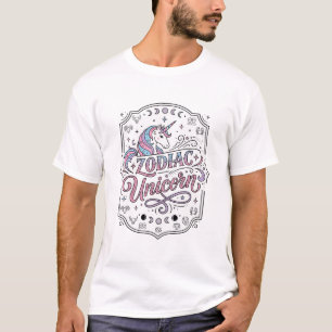 Eenhoring Zodiac Eenhoring Speels Schattig Cadeau T-shirt
