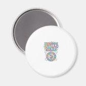 Eenhoring Zodiac Tekens Kawaii Vector Design_1 Magneet (Voorkant / Achterkant)