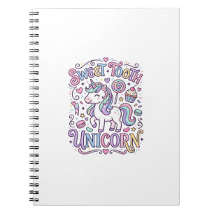 Eenhoring Zoete Tand Eenhoring Origineel Merch Des Notitieboek