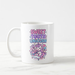 Eenhoring Zoete Tand Eenhoring Schattig Pastel Sch Koffiemok