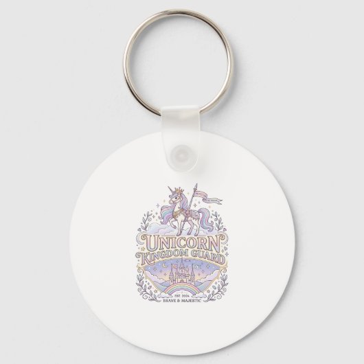 Eenhoring Zwerversdrang Eenhoring Cadeau Idee Vect Sleutelhanger (Voorkant)