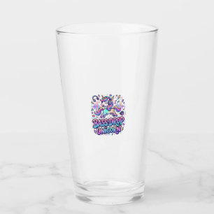 Eenhoringbas Drop Eenhoring Cadeau Idee Typografie Glas