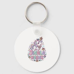 Eenhoringbelhoorns Charmante Kleding Grafisch_1 Sleutelhanger