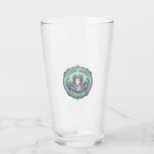 Eenhoringbos Magische Maatschappij Grafisch Ontwer Glas (Voorkant)