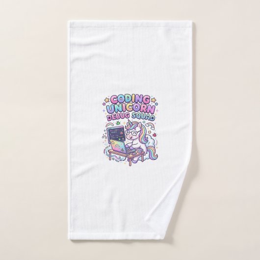 Eenhoringcode Eenhoring Debug-team Charmante Markt Handdoek (Handdoek)