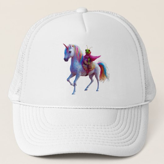 Eenhoringd beestje trucker pet (Voorkant)