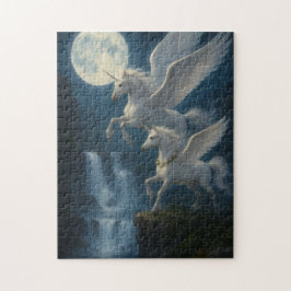 Eenhoringens in vlucht - legpuzzel