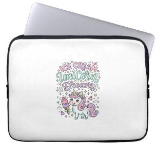 Eenhoringijs Eenhoringdroom Cute Pastelkleurig Pro Laptop Sleeve