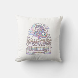 Eenhoringmaan Kind Eenhoring Origineel Zazzle Ontw Kussen