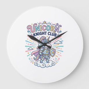 Eenhoringridderclub Printklaar Kleding Grafisch_1 Grote Klok