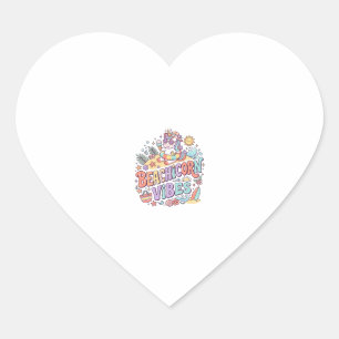 Eenhoringstrand Eenhoringstraling Whimsisch Witte  Hart Sticker