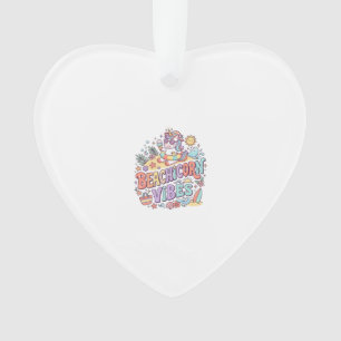 Eenhoringstrand Eenhoringstraling Whimsisch Witte Ornament