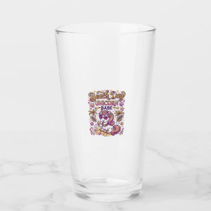 Eenhoringstranddag Eenhornige baby stijlvolle Zazz Glas