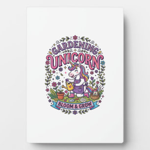 Eenhoringtuin Eenhoorn Reclame Lief Cadeau-ontwerp Fotoplaat