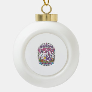 Eenhoringtuin Eenhoorn Reclame Lief Cadeau-ontwerp Keramische Bal Ornament