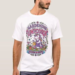 Eenhoringtuin Eenhoorn Reclame Lief Cadeau-ontwerp T-shirt