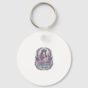 Eenhoringtuin Heksen Eenhorn Kleurig Kleding Grap Sleutelhanger